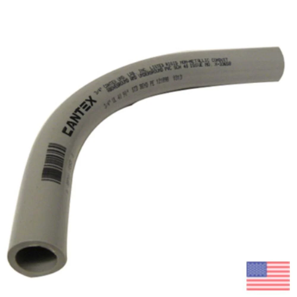 068769 Kraloy 4" Conduit Elbow, Schedule 40 (Plain End), 36" Radius