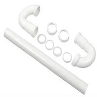 1-1/2 in Slip Joint S-Trap, White