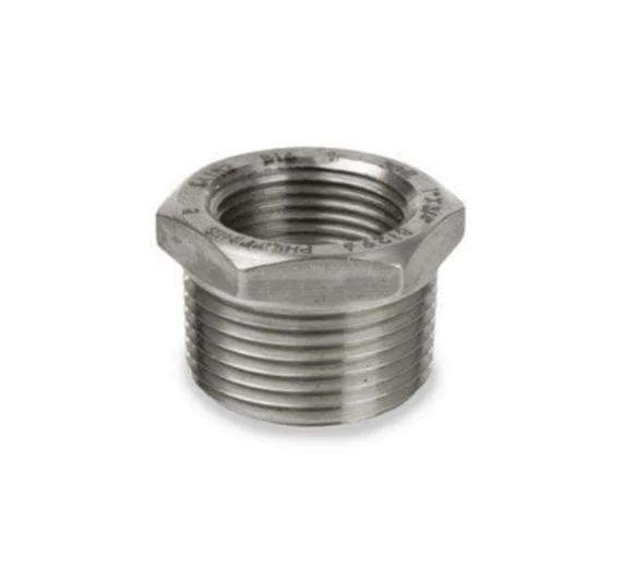 1-1/2" X 1-1/4" STAINLESS STEEL HEX BUSHING