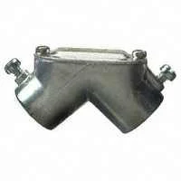 1/2 in EMT 90 Degree Pull Elbow, Zinc Die Cast