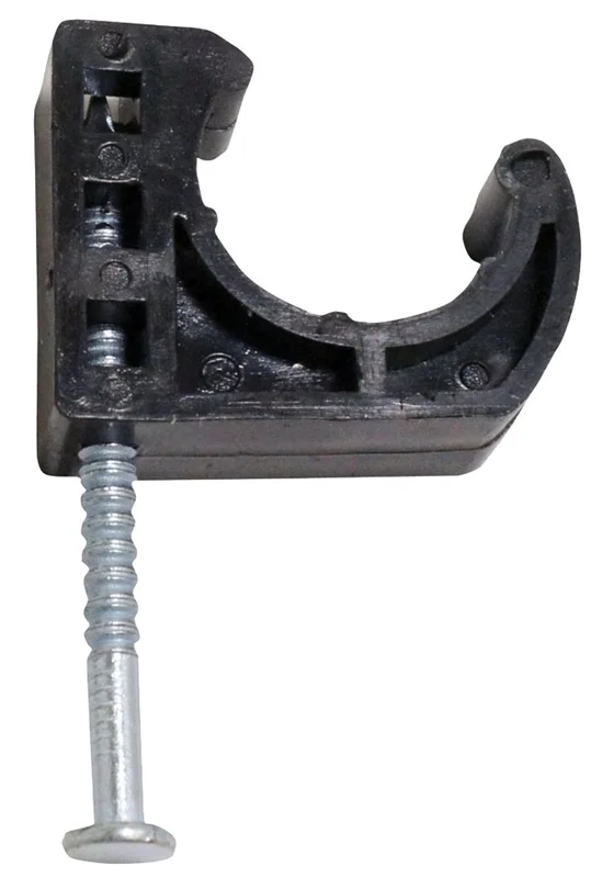 1/2 in Poly Alloy J-Hook, Black (10-Pack)