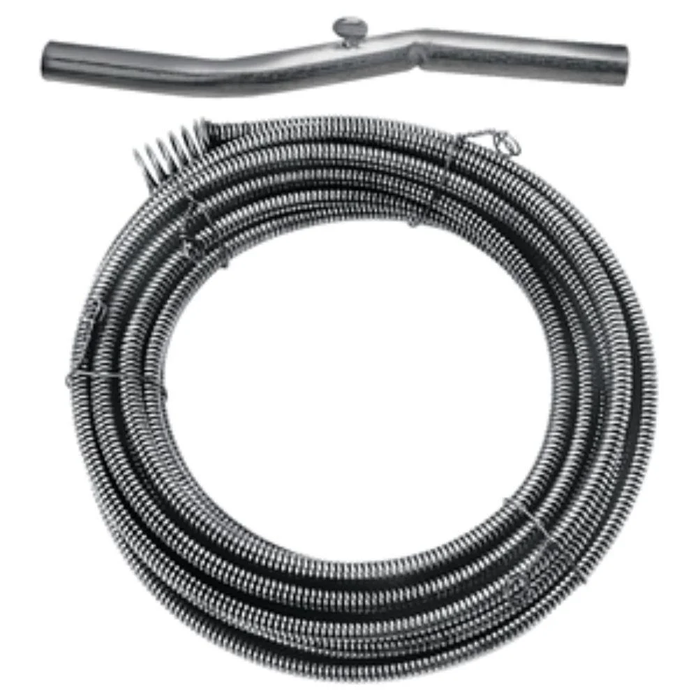 1/4" DRAIN AUGER SPRING WITH SPEED GRIP HANDLE