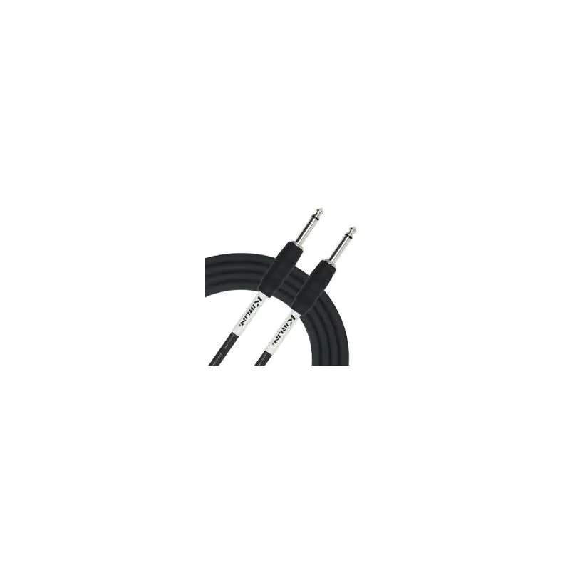 1/4 inch MONO PLUG - 1/4 inch MONO PLUG IPCC-201PN-10/BK