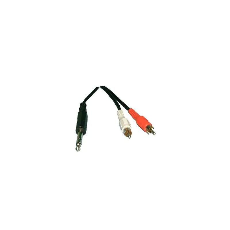1/4 inch STEREO/ M-2 RCA/M Y ADAPTOR
