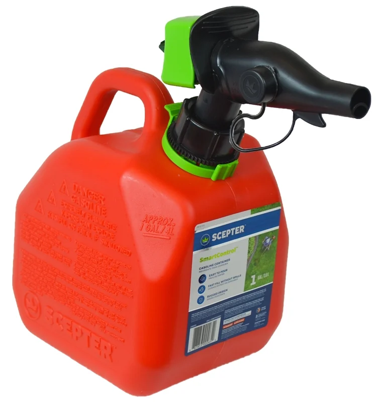 1 Gallon SmartControl Gas Can, Red HDPE (3.8 L)