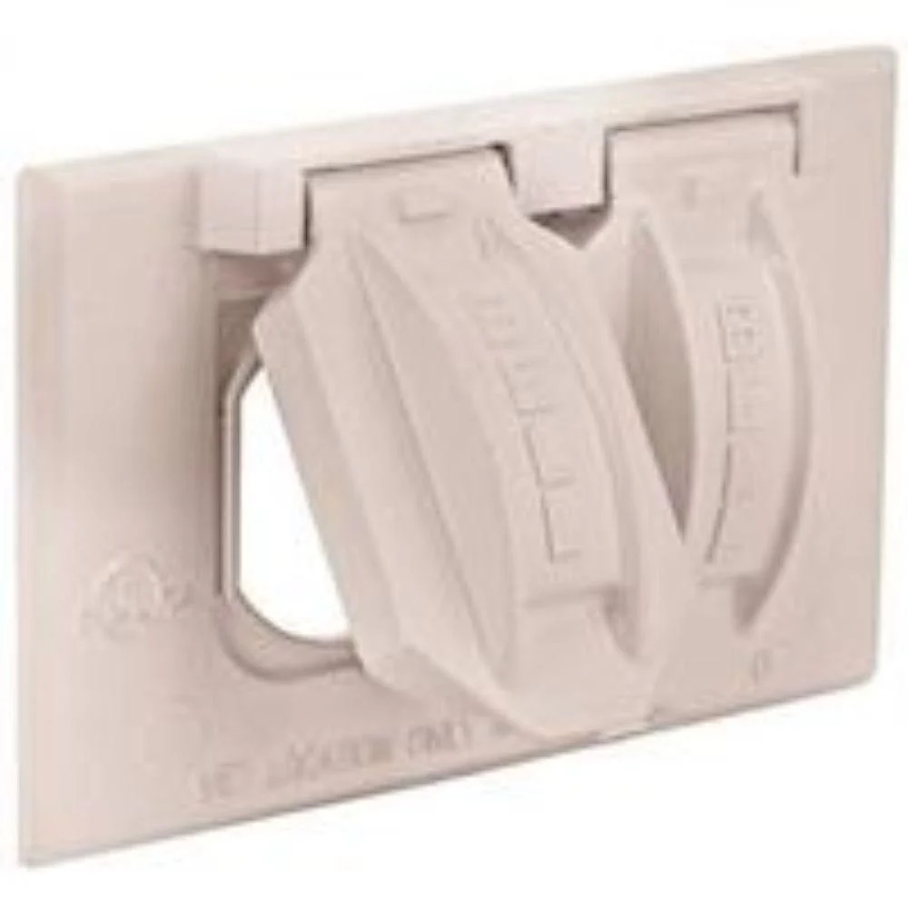 1 GANG WHITE DUPLEX COVER