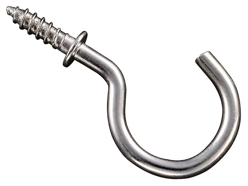 1 in Nickel Steel Cup Hook