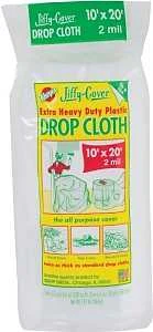 10 ft x 20 ft 2 mil Plastic Drop Cloth Sheet