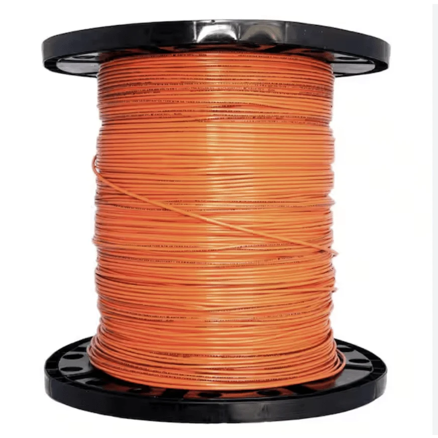 10 GA.STRANDED COPPER ORANGE THHN WIRE ( 500FT COIL)
