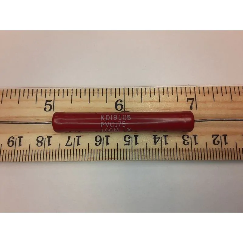 100M Ohms 1% Through Hole Resistor