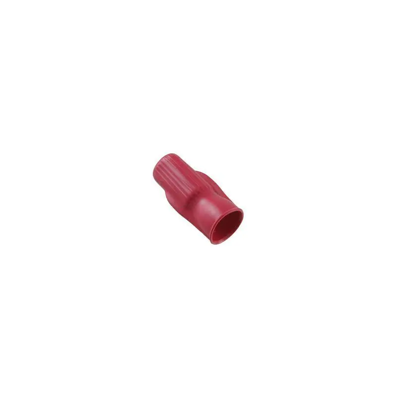 100PK Spring-loaded Wire Nut Connector:22-10 AWG,red