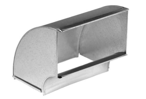 12" X 8" Vertical Duct 90° Elbow