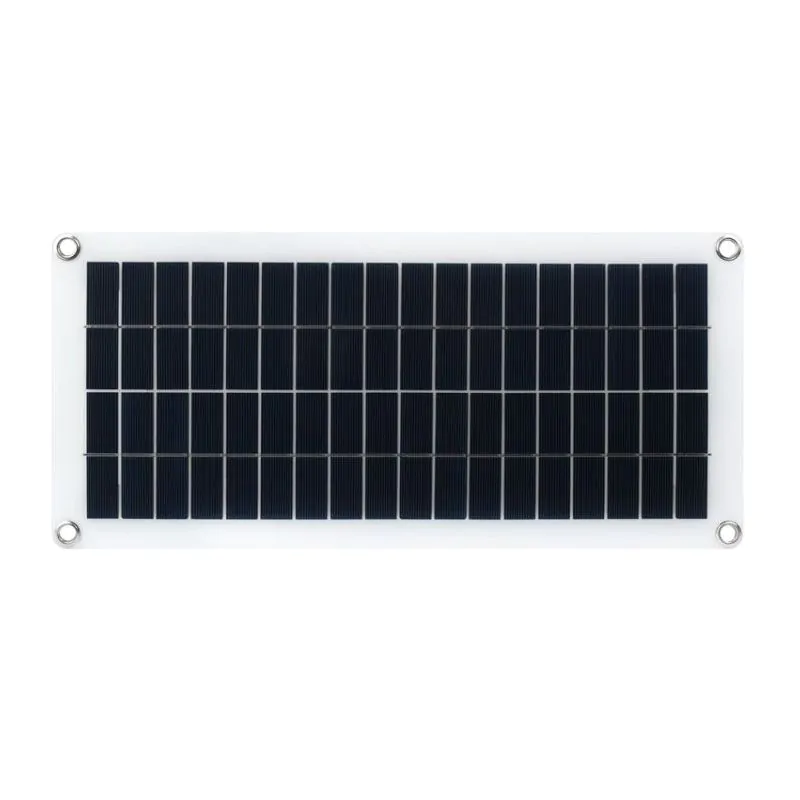 12VDC 10W WATT Semi Flexible Polycrystalline SOLAR PANEL, Battery Tender with Alligator Clips