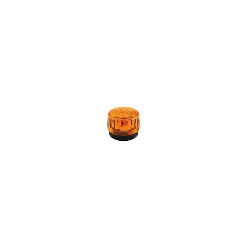 12VDC - AMBER LED ELECTRONIC FLASHING STROBE LIGHT
