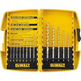 13-Piece Titanium Drill Bit Set with Case DW1363