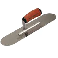 14 x 4 in Pool Trowel with DuraSoft Curved Handle, Spring Steel