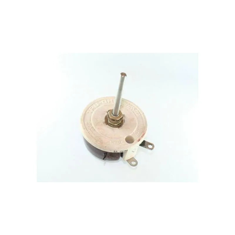 15 OHM 100W 2.58 AMP RHEOSTAT MEMCORE TRU OHM HARDWICK HINDEL TYPE R-100 H-100-A 1/4 inch X 2 inch SHAFT