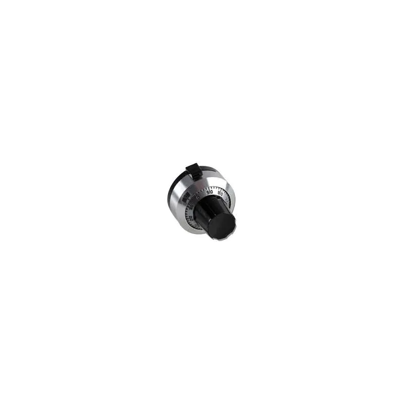 15 TURN COUNTING DIAL for 1/4 inch shaft, SURPLUS STOCK. Requires spline driver for installation. BP2606