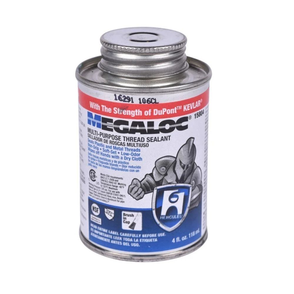15804 OATEY Hercules Megaloc Multi-Purpose Thread Sealant, 4 oz.