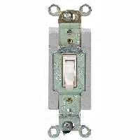 15A 4-Way Toggle Wall Switch White 120V