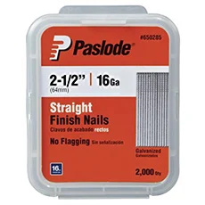 16 Ga Galvanized Finish Nails, 2-1/2 in