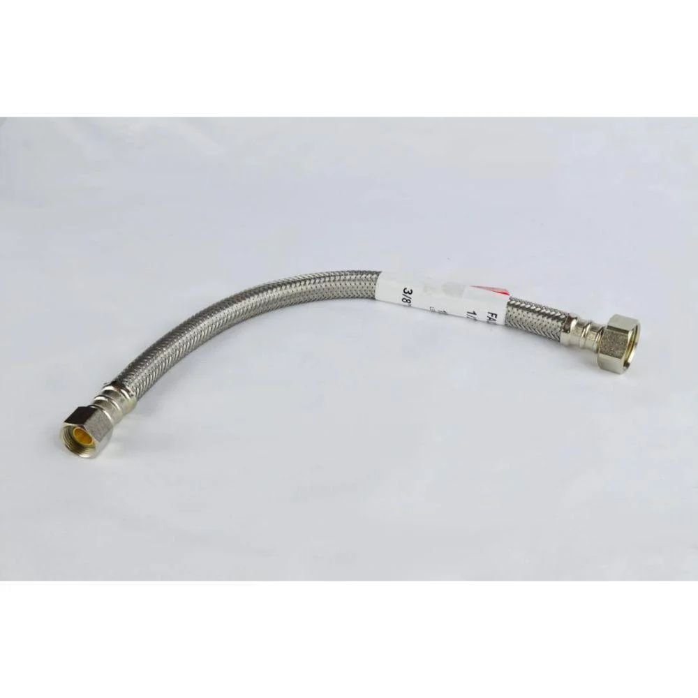 16" LAV FLEX CONNECTOR-STAINLESS STEEL