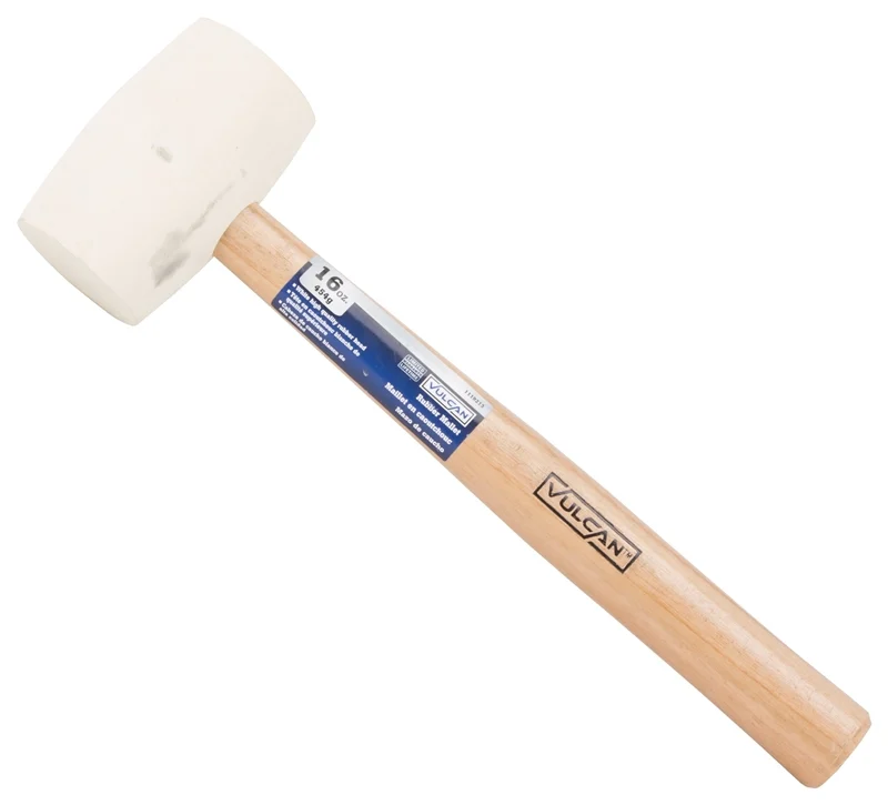 16 oz White Rubber Mallet