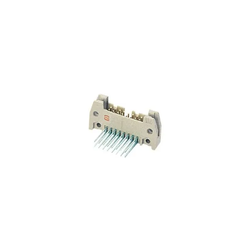 16 PIN LATCHING HEADER WIRE WRAP 90 DEGREE ANGLE LEADS