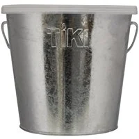17 oz Galvanized Citronella Candle Bucket with Handle