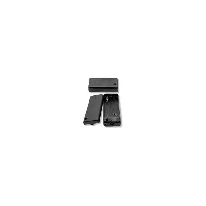 2 AA ENCLOSED BATTERY CASE WITH LEADS SWITCH