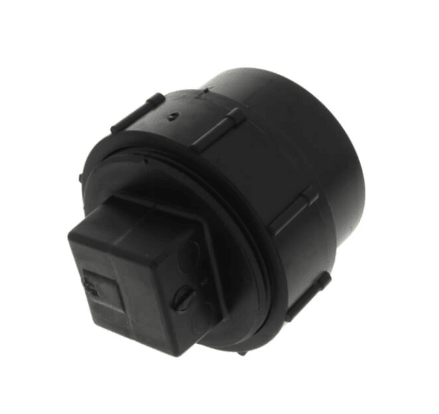 2 ABS CLEANOUT FITTING ADAPTER W/ PLUG