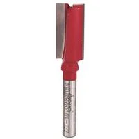 2-Flute Straight Carbide Router Bit, 1/4 in Shank, 2-Cutter