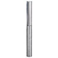 2-Flute Straight Carbide Router Bit, 1/4 in Shank