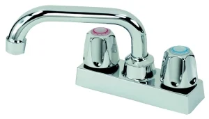2-Handle Laundry Tray Faucet, Chrome Finish