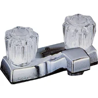 2-Handle Lavatory Faucet, Chrome, 4 in. Centerset