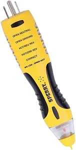 2-in-1 Non-Contact Voltage and GFCI Outlet Tester