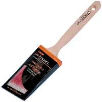 2 in Angled Sash Paint Brush Poly Blend Wood Handle