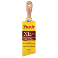 2 in Angular Trim Paint Brush, Nylon/Polyester Bristles, Short Handle