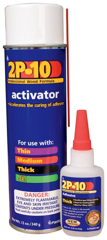 2-Part 10-Second Adhesive & Activator Kit (2 oz + 12 oz)