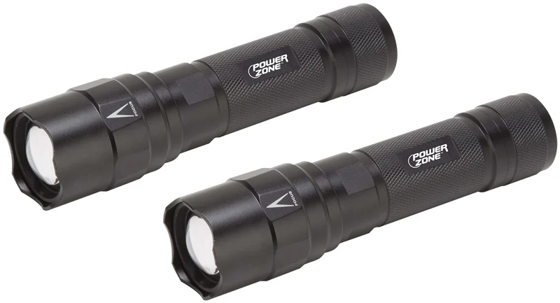 2-Piece LED Flashlight Set, 1000 Lumens