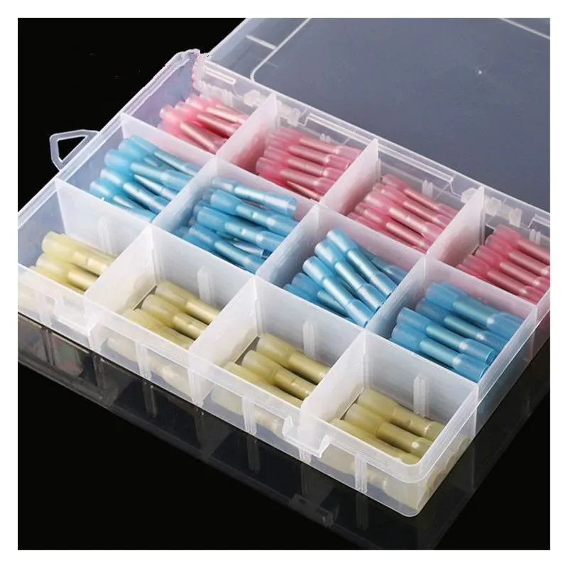 200pc 22-10ga Boxed Waterproof Heat Shrinkable Butt Connector Terminal Kit