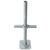 24 in Galvanized Steel Adjustable Leveling Jack with Hollow Plate