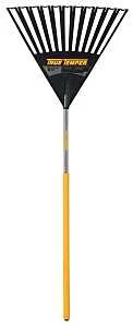 24 in Poly Clog-Free Leaf Rake
