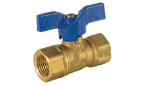 3/4" FIP JOMAR T-HANDLE GAS VALVE, 600-WOG