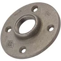 3/4 in Black Malleable Iron Floor Flange