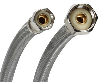 3/8 in. Compression X 1/2 in. D FIP 9 in. Brass Supply Line