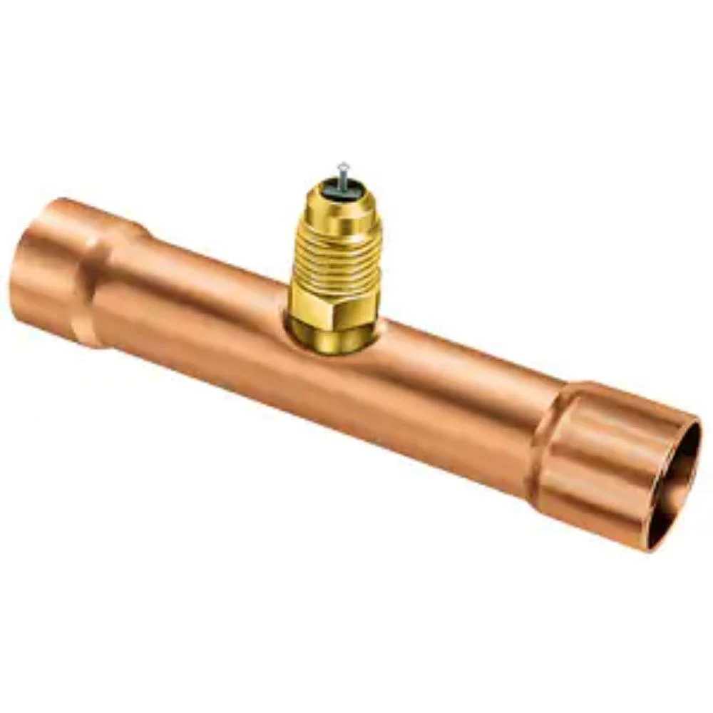 3/8" OD SWAGED COPPER BRAZE TEE ACCESS