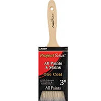 3 in Poly Blend Varnish Paint Brush with Wood Handle