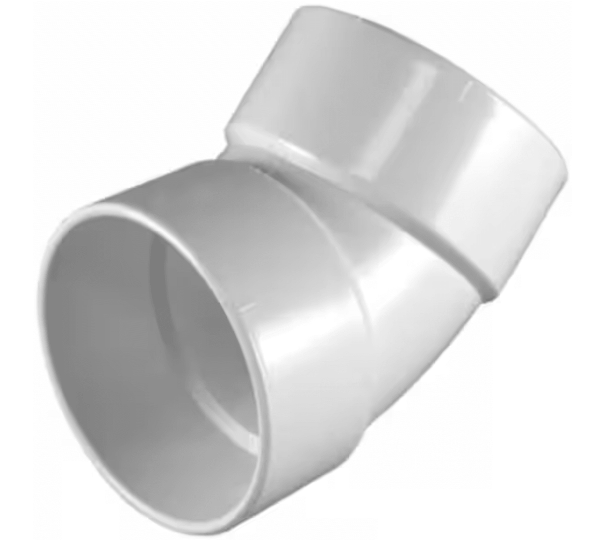 3" SCHEDULE 30 PVC-DWV 45 ELBOW