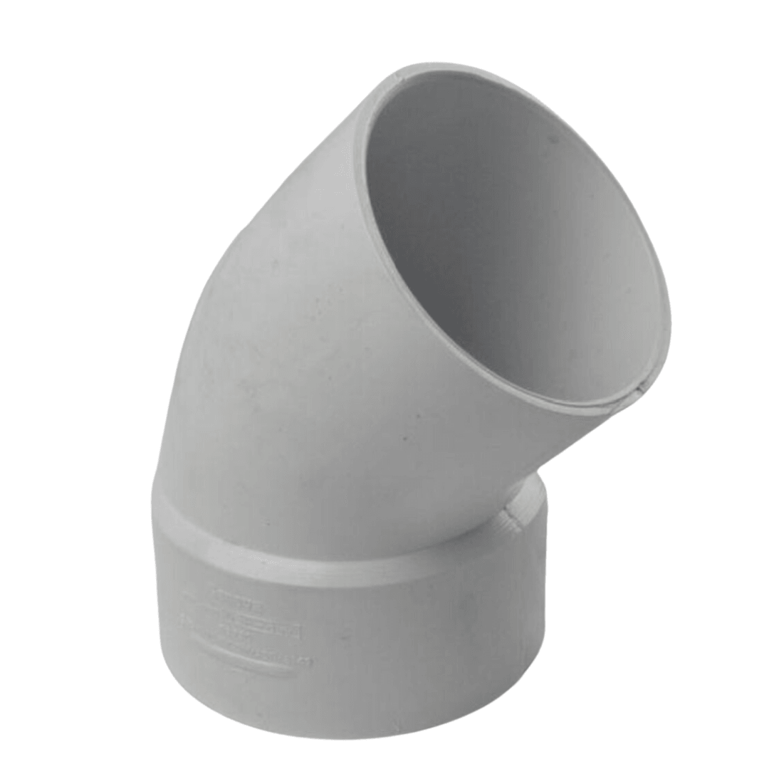 3" SCHEDULE 30 PVC-DWV 45 STREET ELBOW